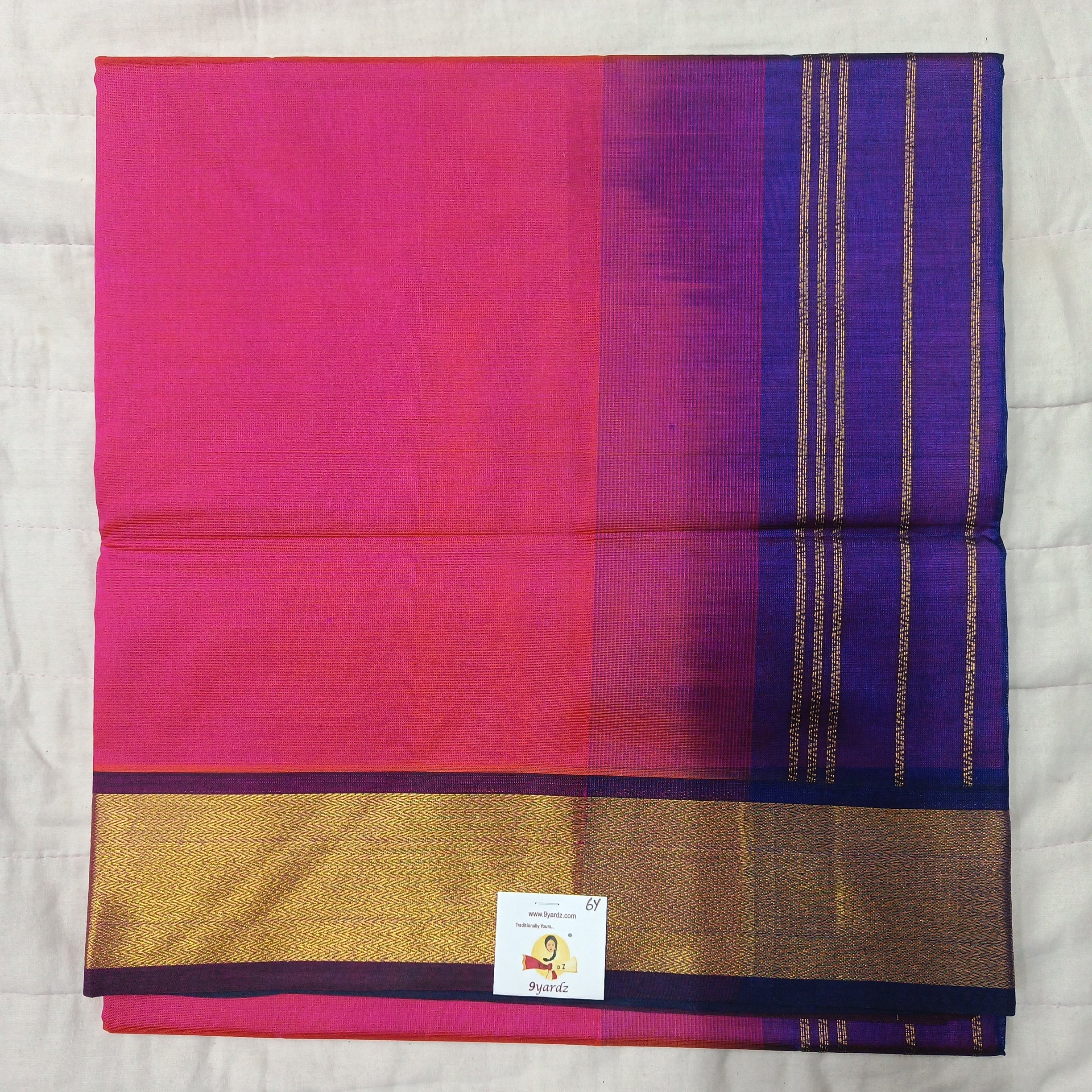 Pure silk cotton 6 yards