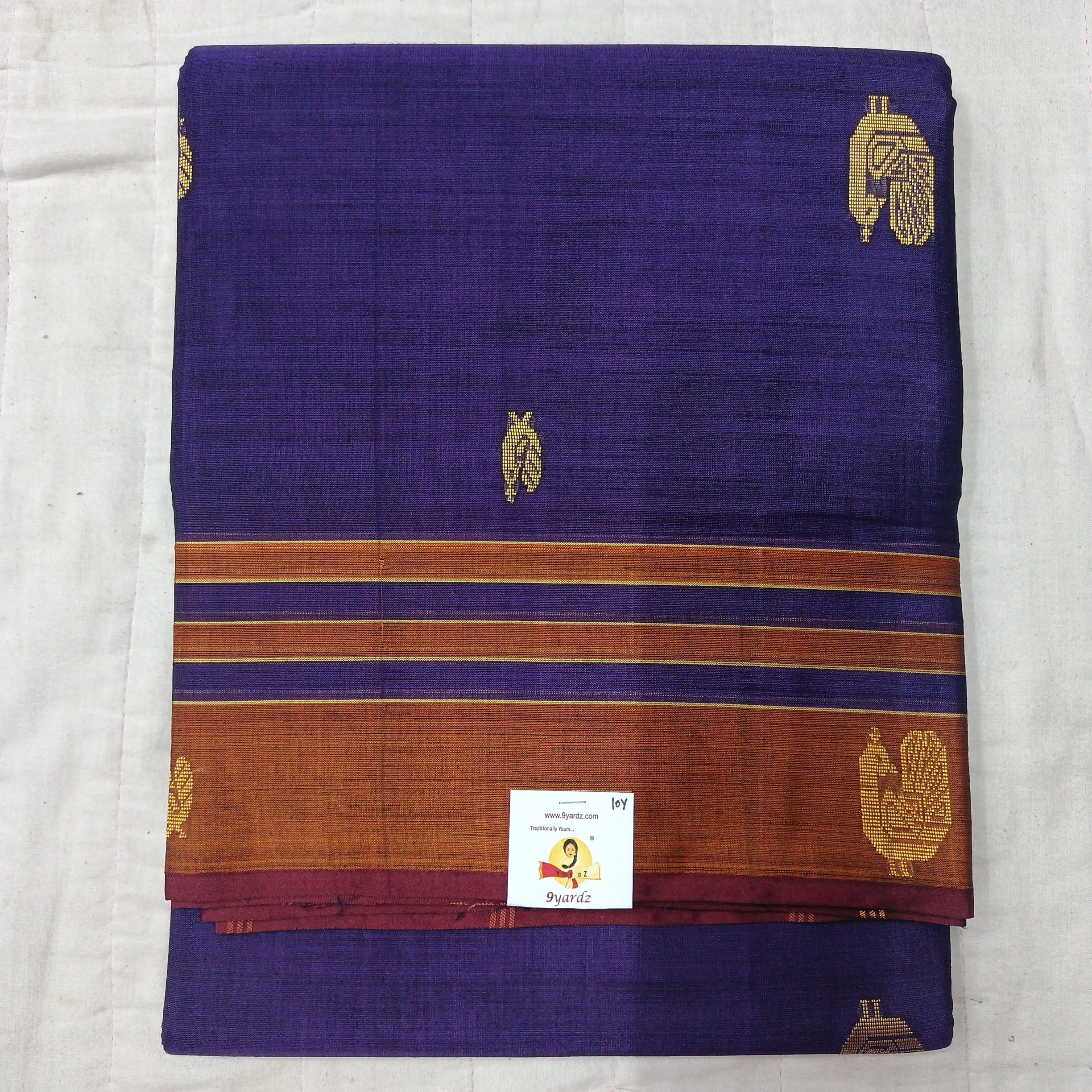 Devendra 10yards Body  Embossed