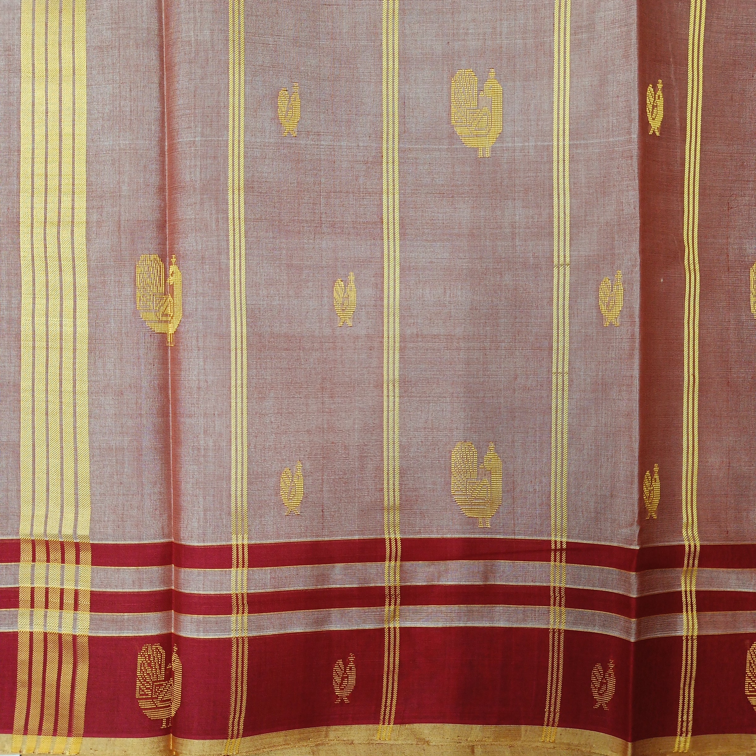 Devendra 10yards Body  Embossed