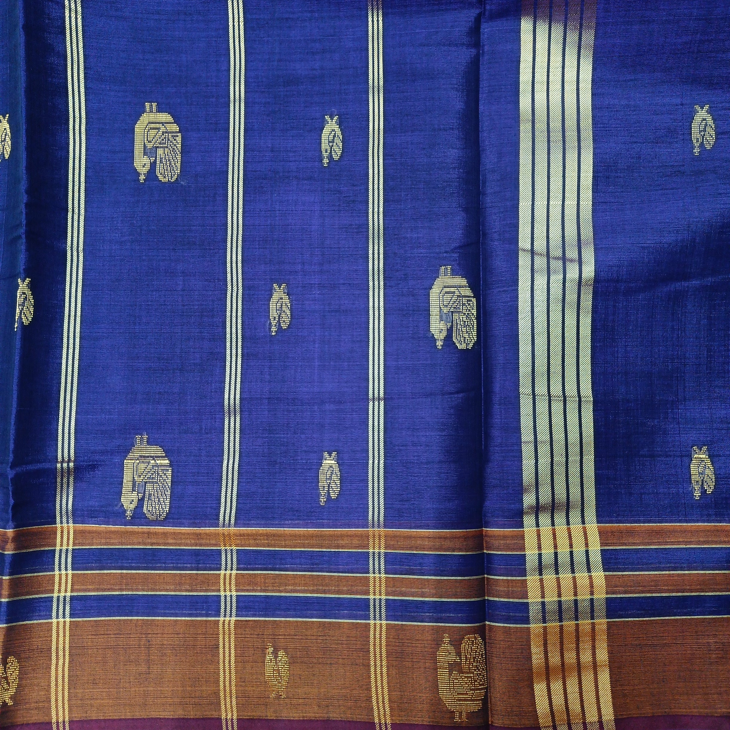 Devendra 10.5yards Body  Embossed