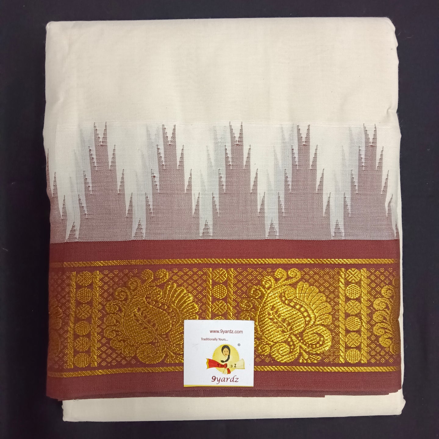 Pure cotton Muhurtham dhoti 9*5