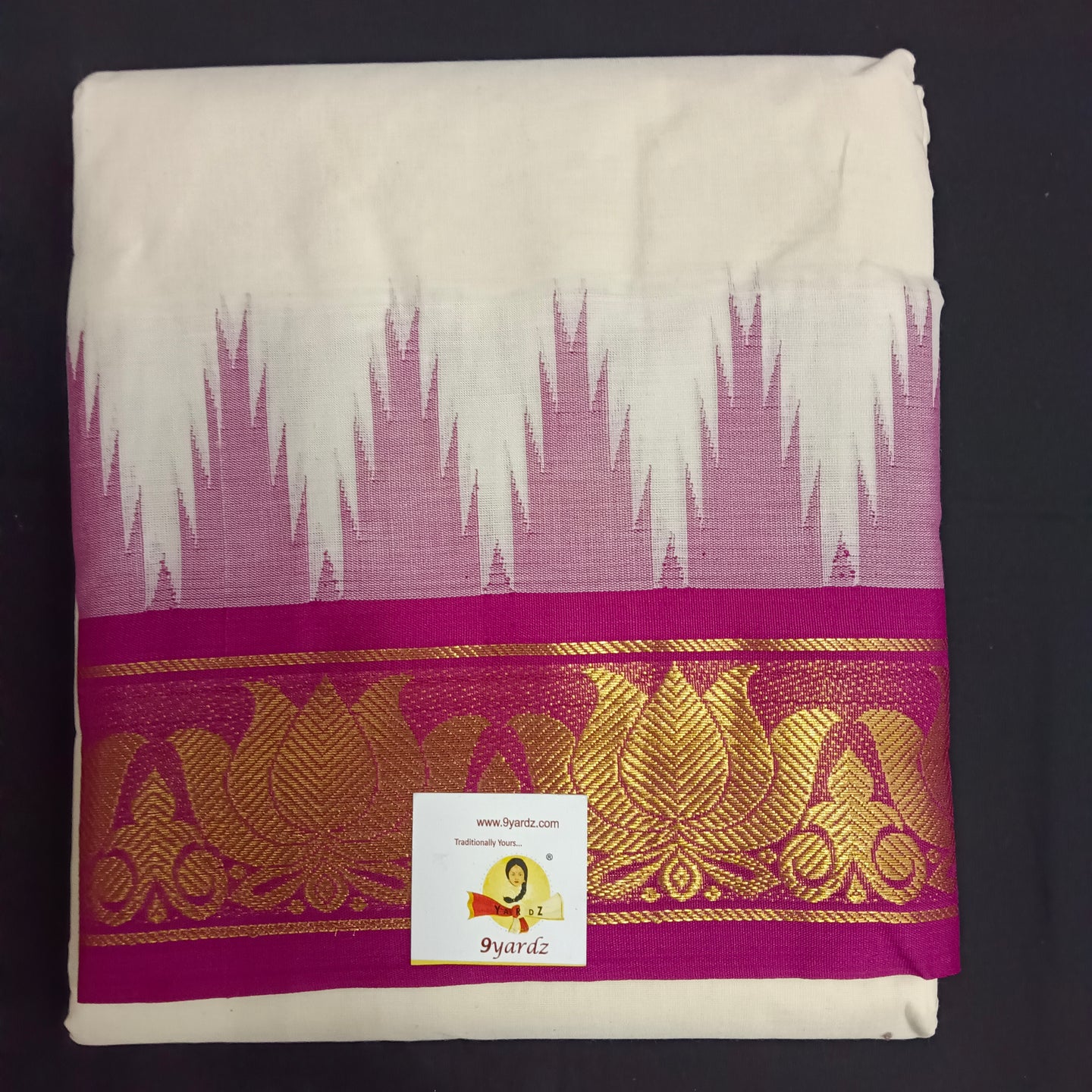 Pure cotton Muhurtham dhoti 9*5