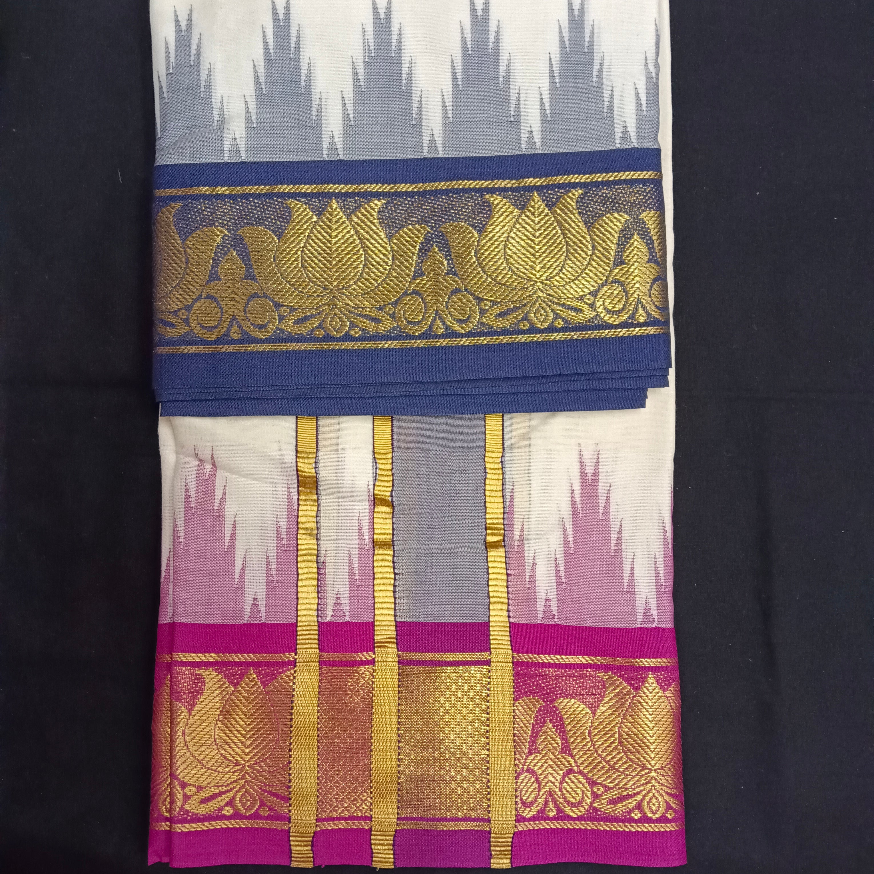 Pure cotton Muhurtham dhoti 9*5