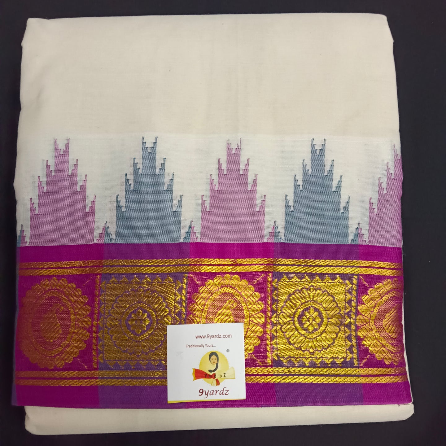 Pure cotton Muhurtham dhoti 9*5