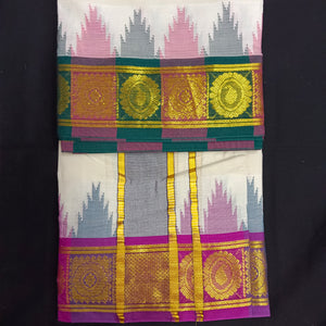 Pure cotton Muhurtham dhoti 9*5