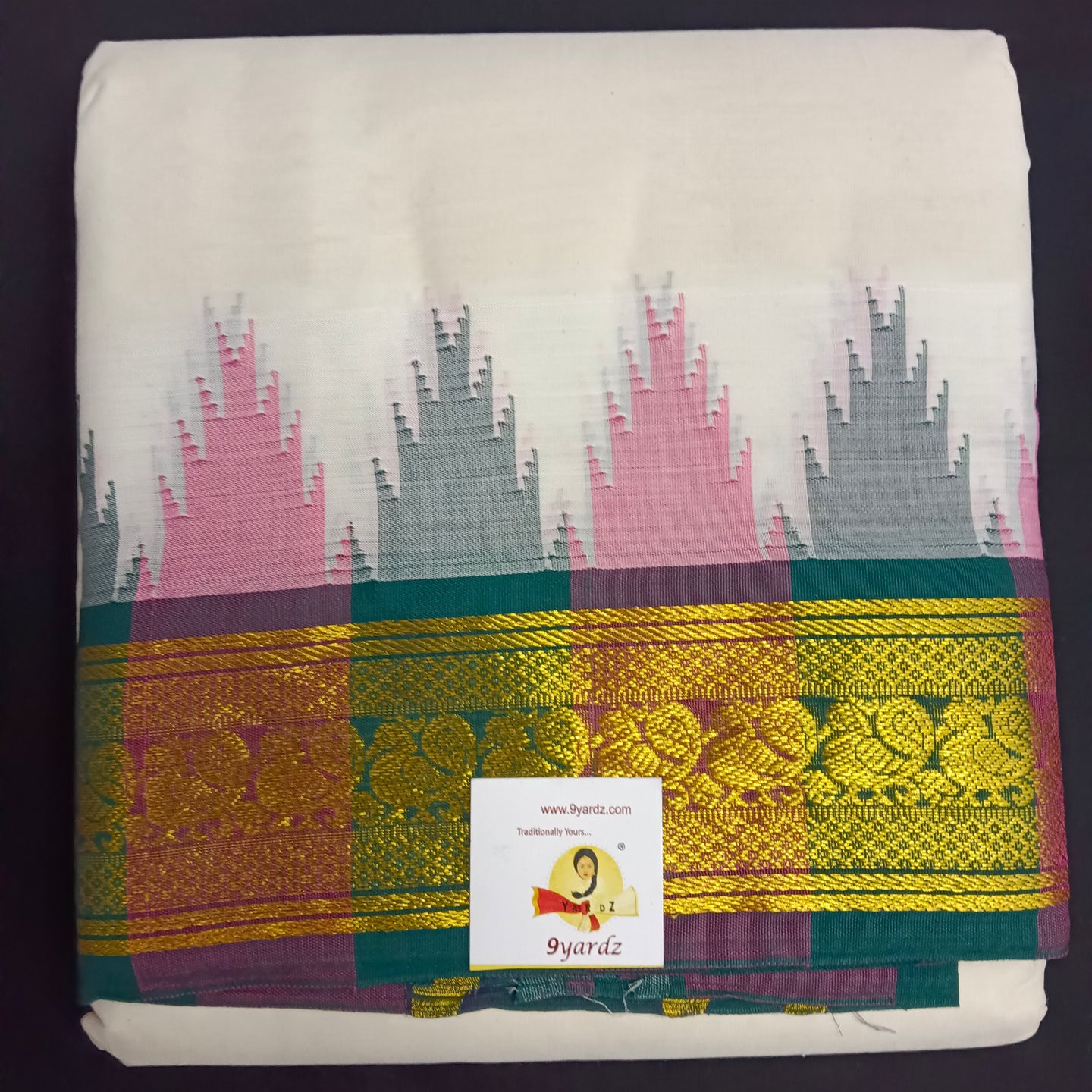 Pure cotton Muhurtham dhoti 9*5