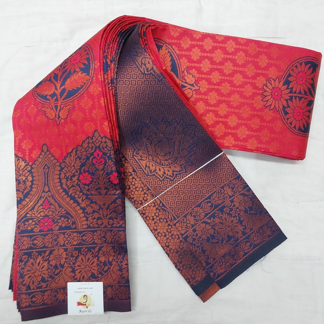 Fancy kora 6yardz sarees