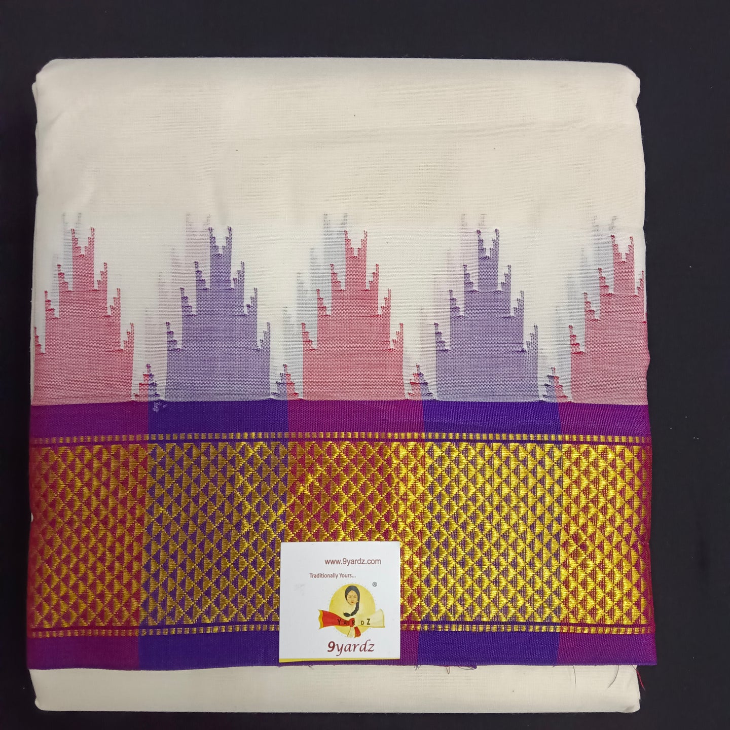 Pure cotton Muhurtham dhoti 9*5