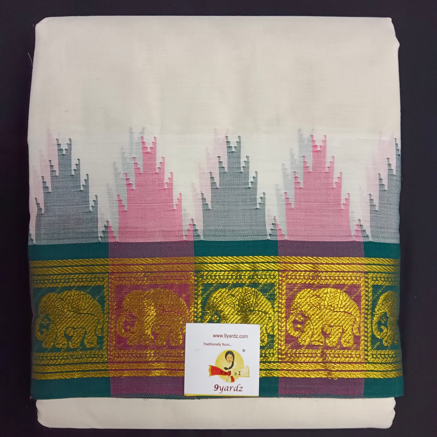 Pure cotton Muhurtham dhoti 9*5