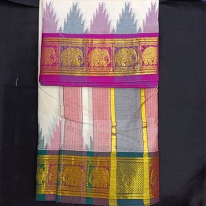 Pure cotton Muhurtham dhoti 9*5