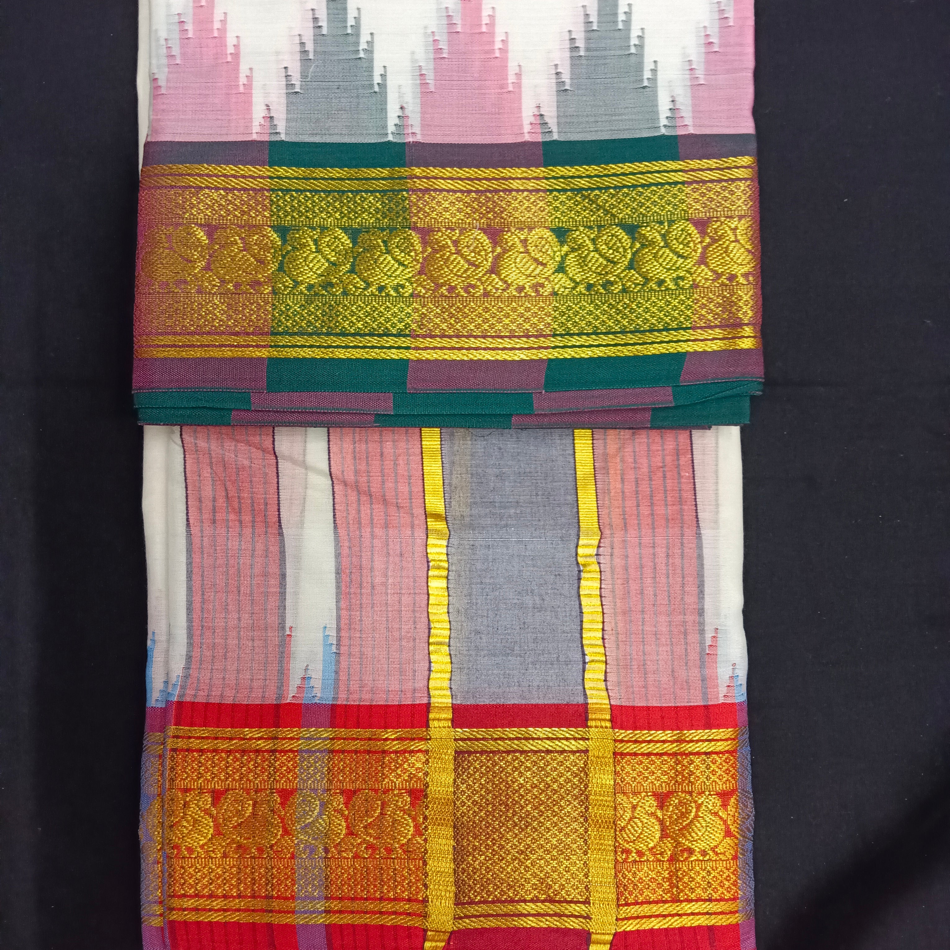 Pure cotton Muhurtham dhoti 9*5