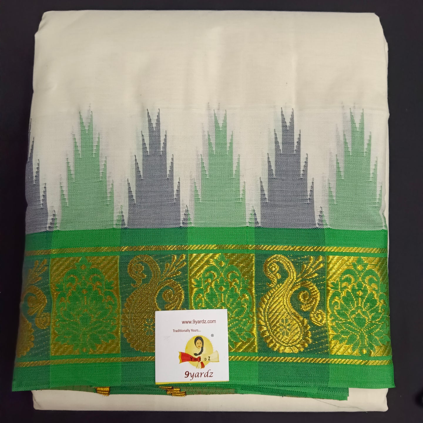 Pure cotton Muhurtham dhoti 9*5