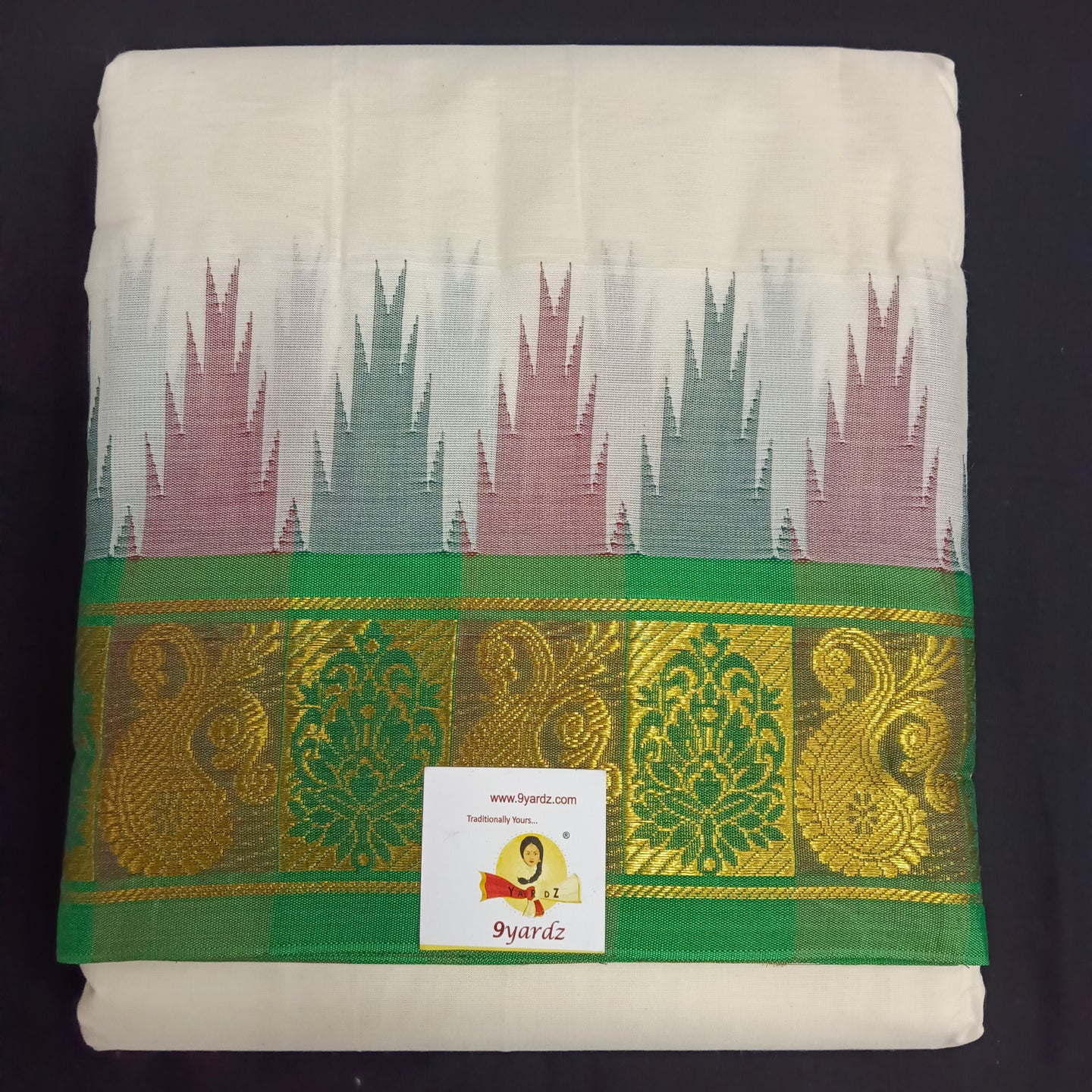 Pure cotton Muhurtham dhoti 9*5