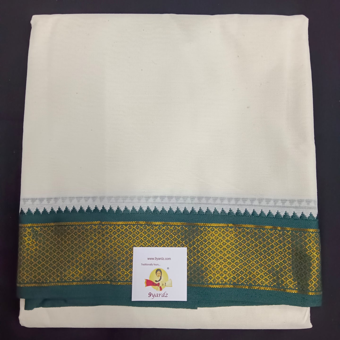 Cotton Dhothi Maylikannu 9*5