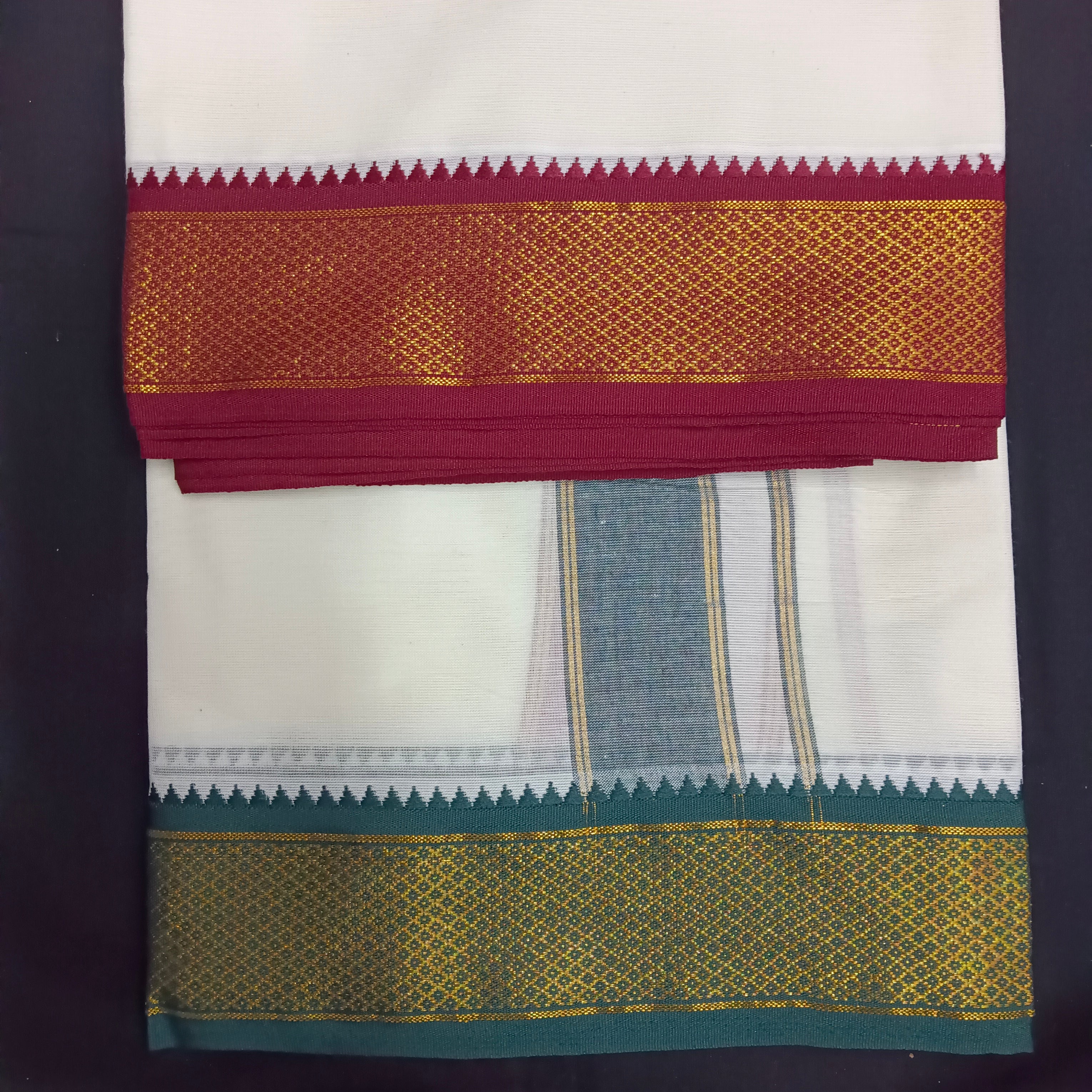 Cotton Dhothi Maylikannu 9*5