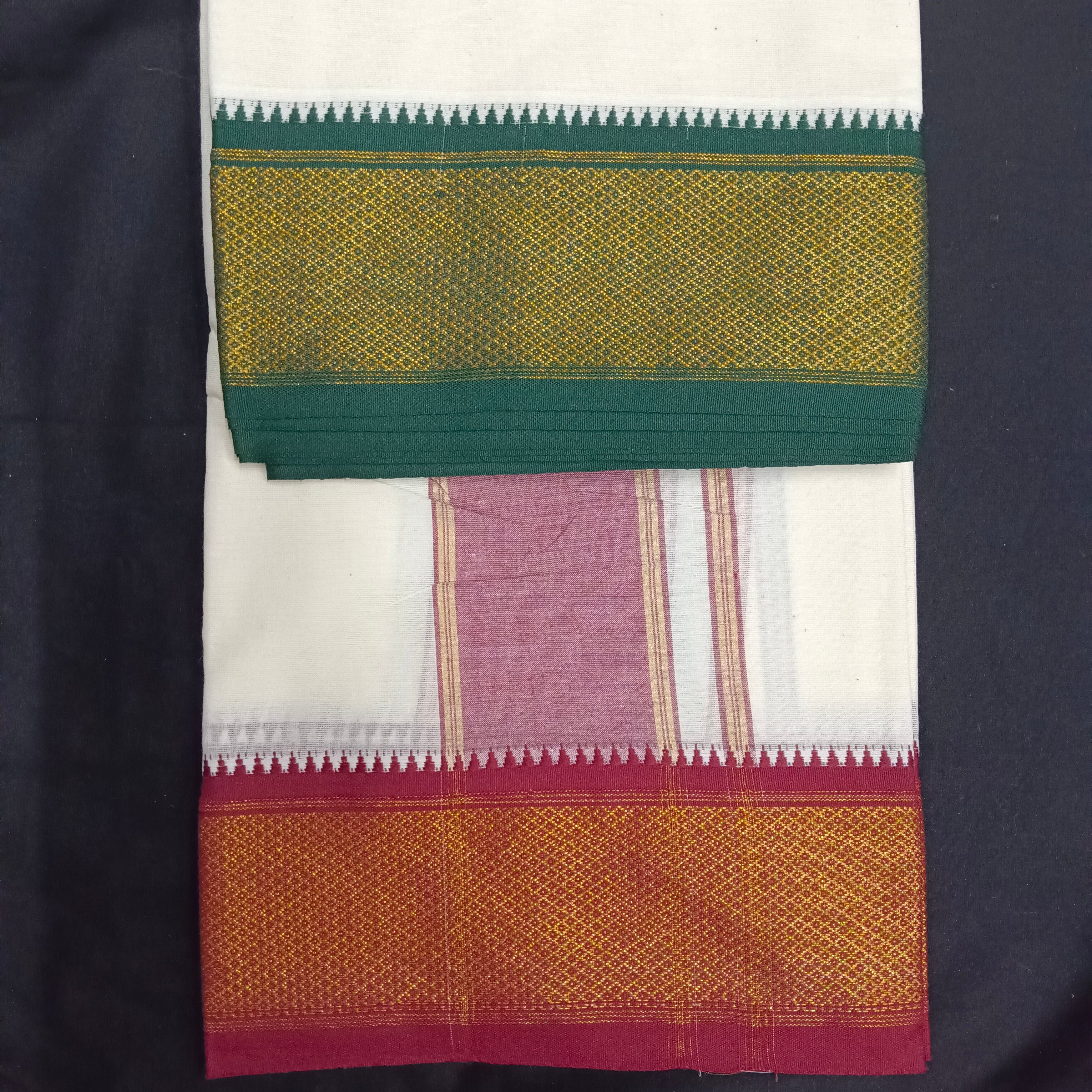 Cotton Dhothi Maylikannu 9*5