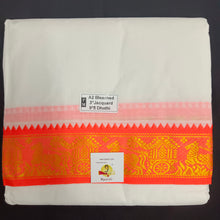 Load image into Gallery viewer, Cotton Dhothi jacquard border 9*5