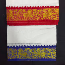 Load image into Gallery viewer, Cotton Dhothi jacquard border 9*5