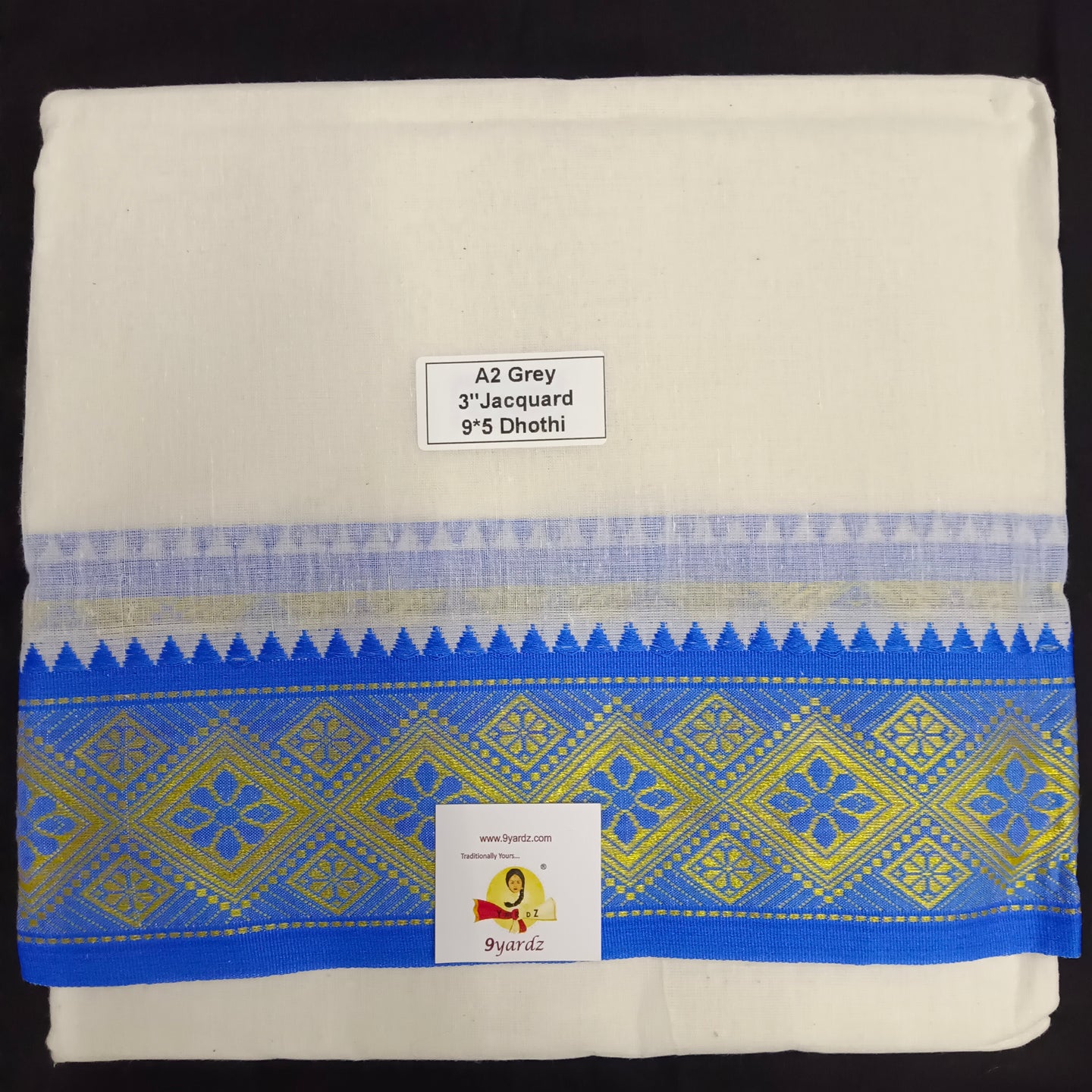 Cotton Dhothi Jacquard 9*5