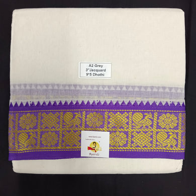 Cotton Dhothi Jacquard 9*5