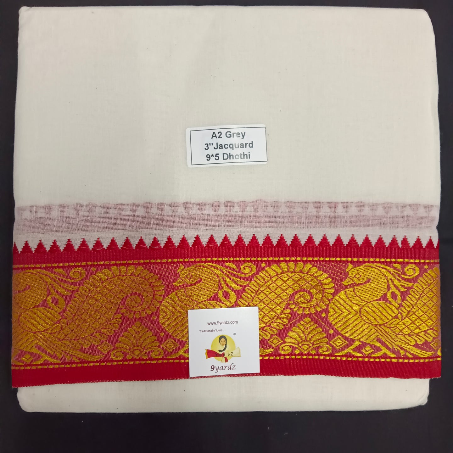 Cotton Dhothi Jacquard 9*5