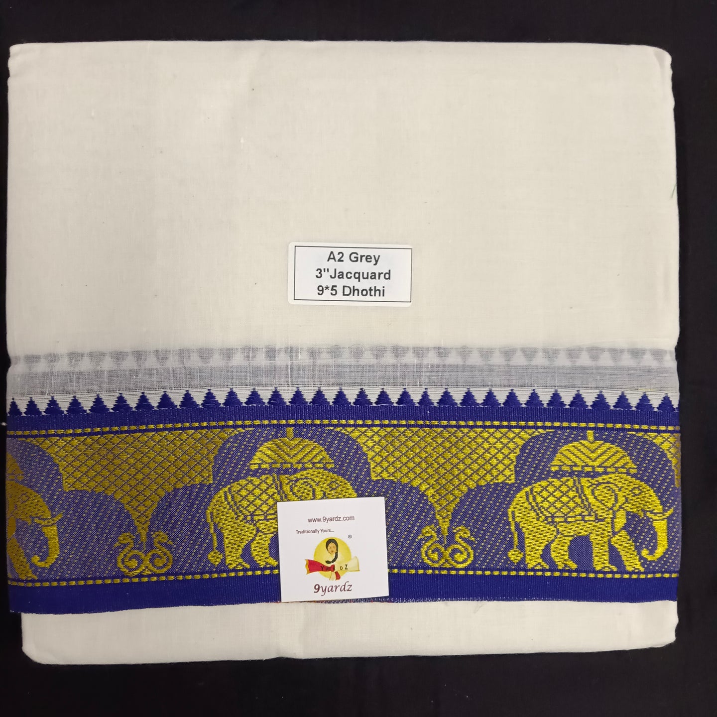 Cotton Dhothi Jacquard 9*5