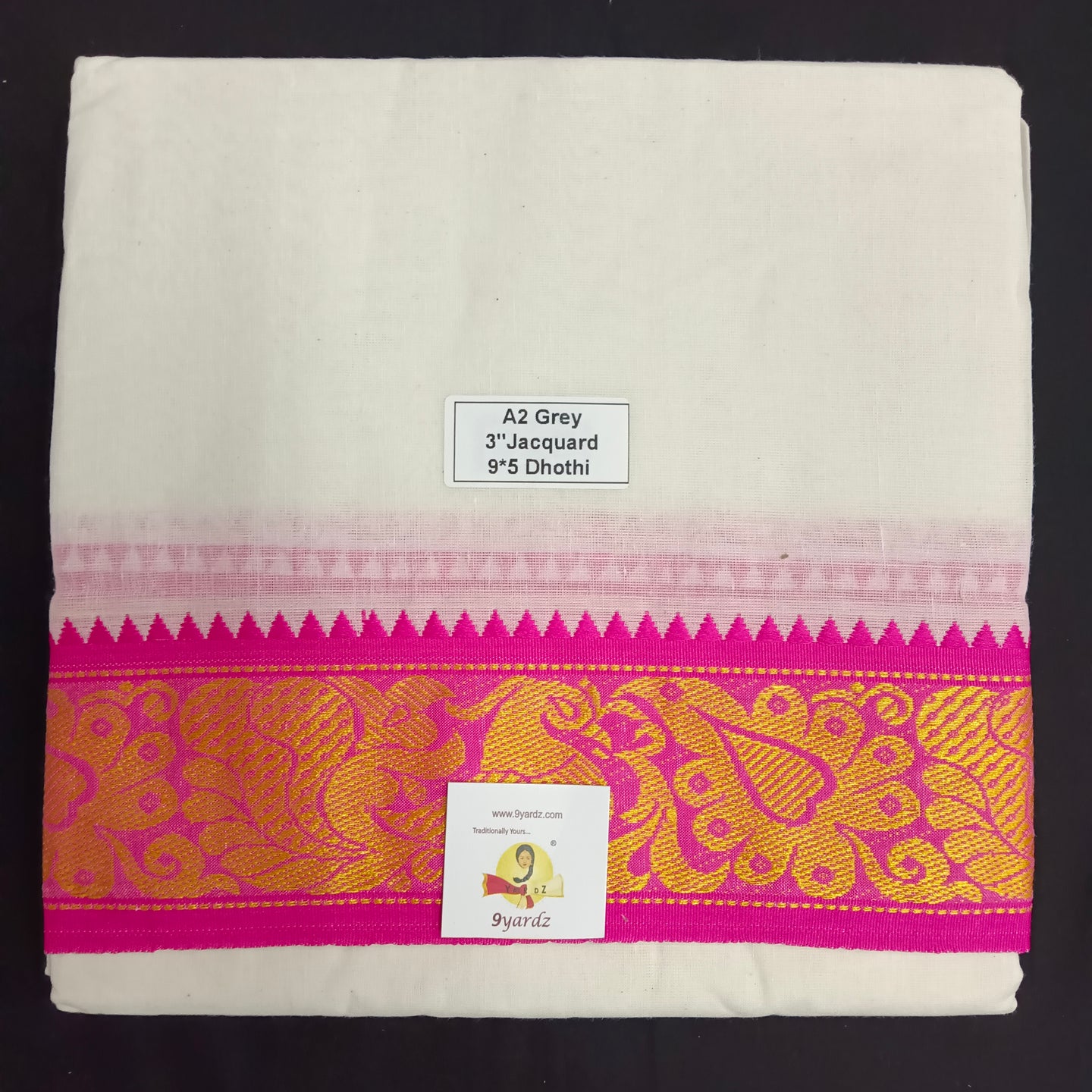 Cotton Dhothi Jacquard 9*5