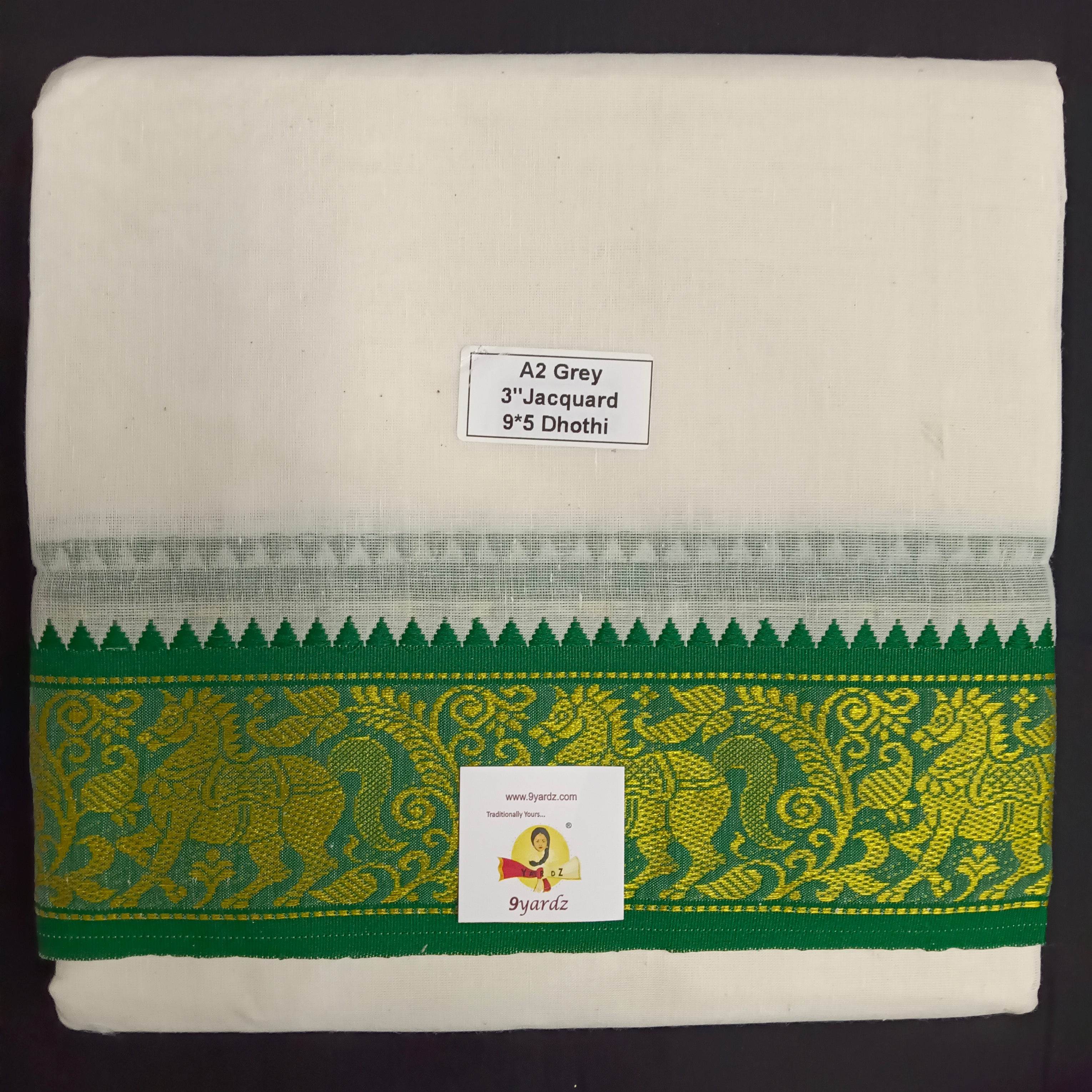 Cotton Dhothi Jacquard 9*5
