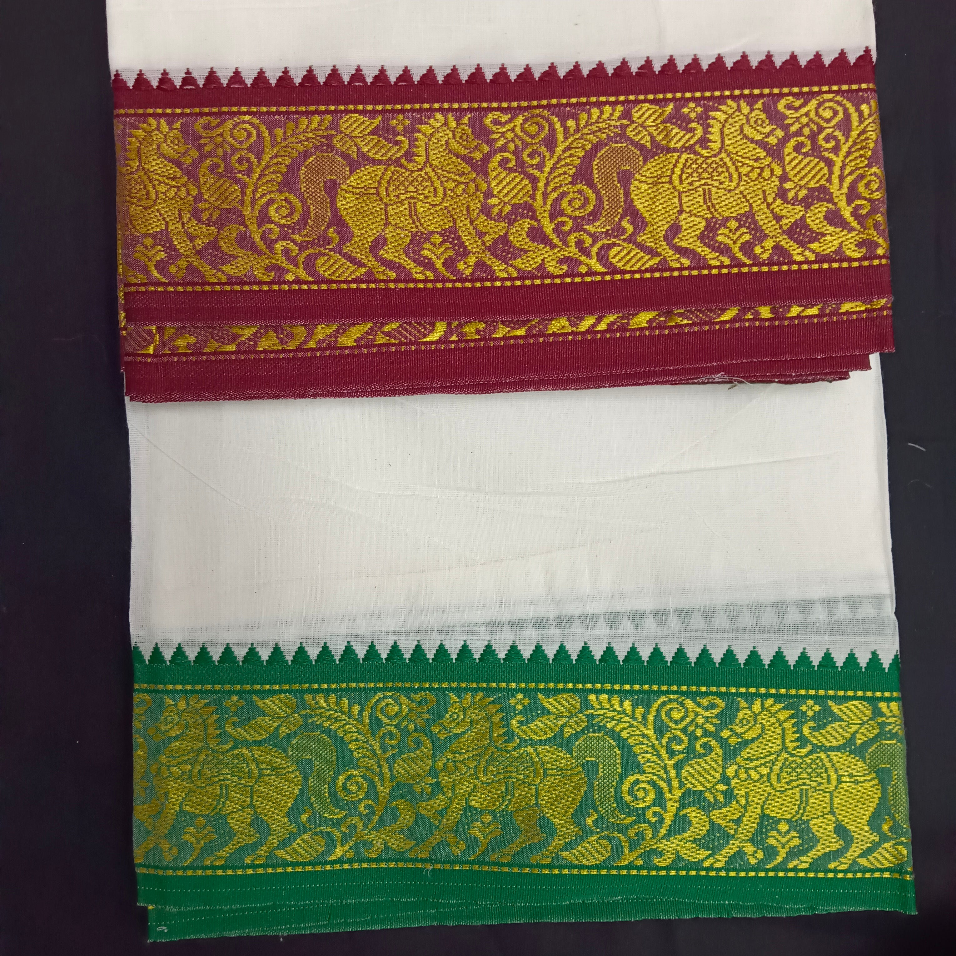 Cotton Dhothi Jacquard 9*5