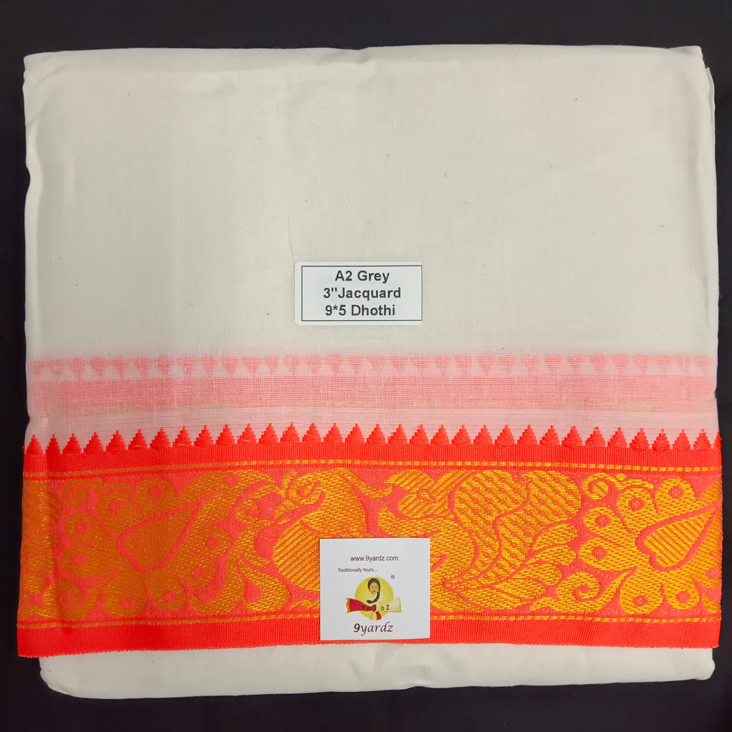 Cotton Dhothi Jacquard 9*5