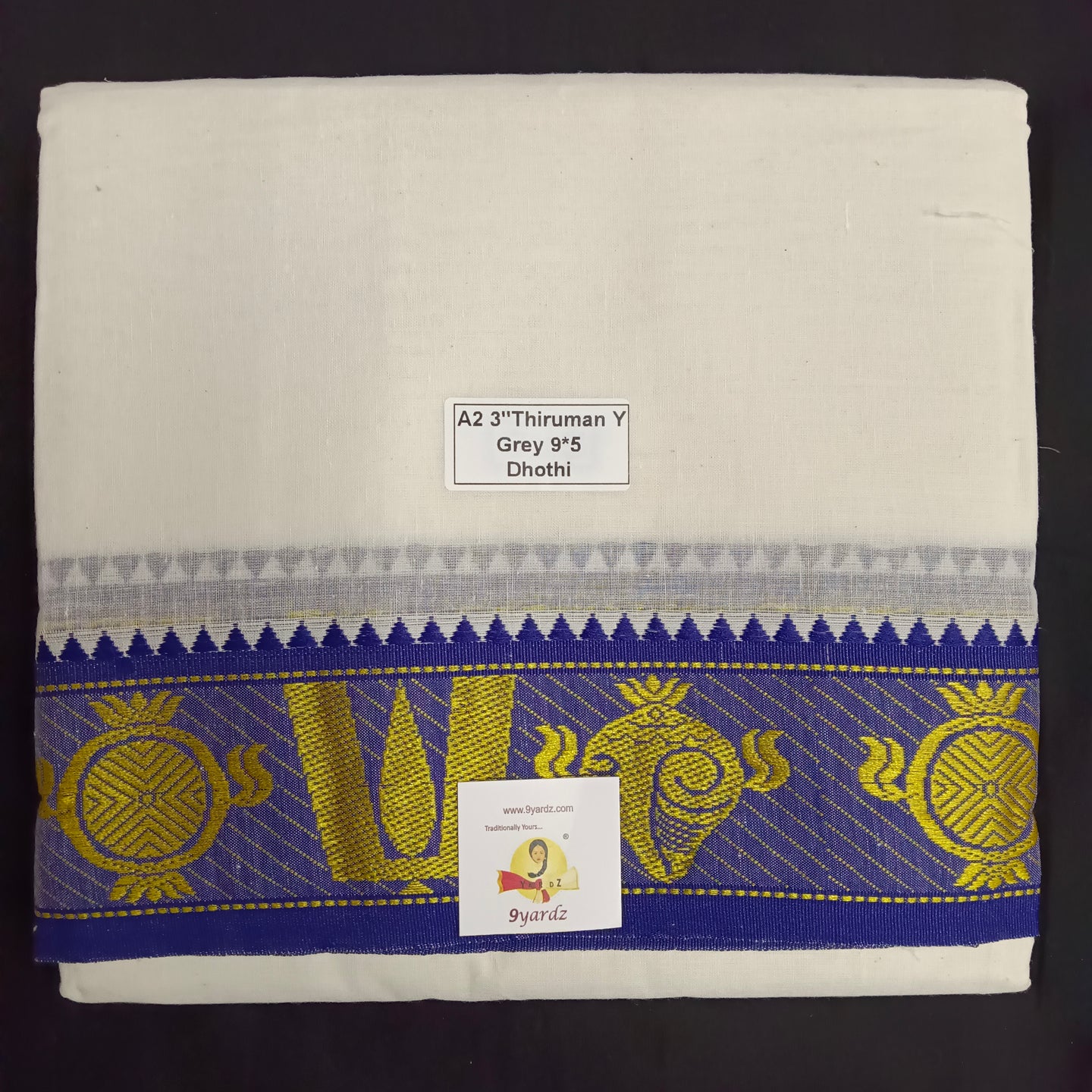 Cotton Dhothi Jacquard 9*5