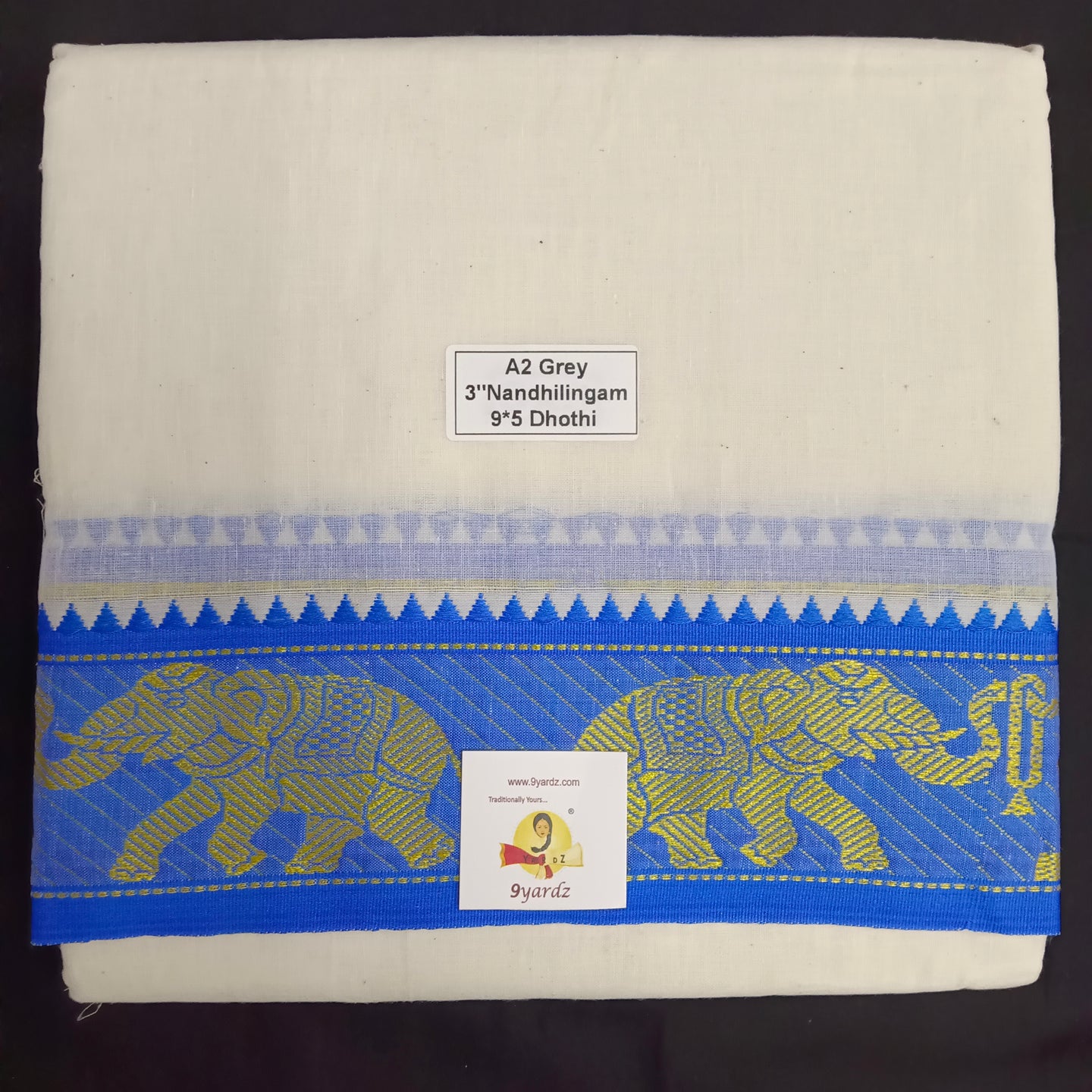 Cotton Dhothi Jacquard 9*5