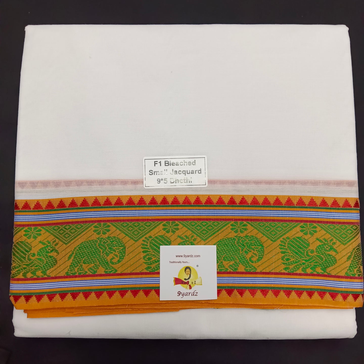 Cotton Dhothi Jacquard 9*5