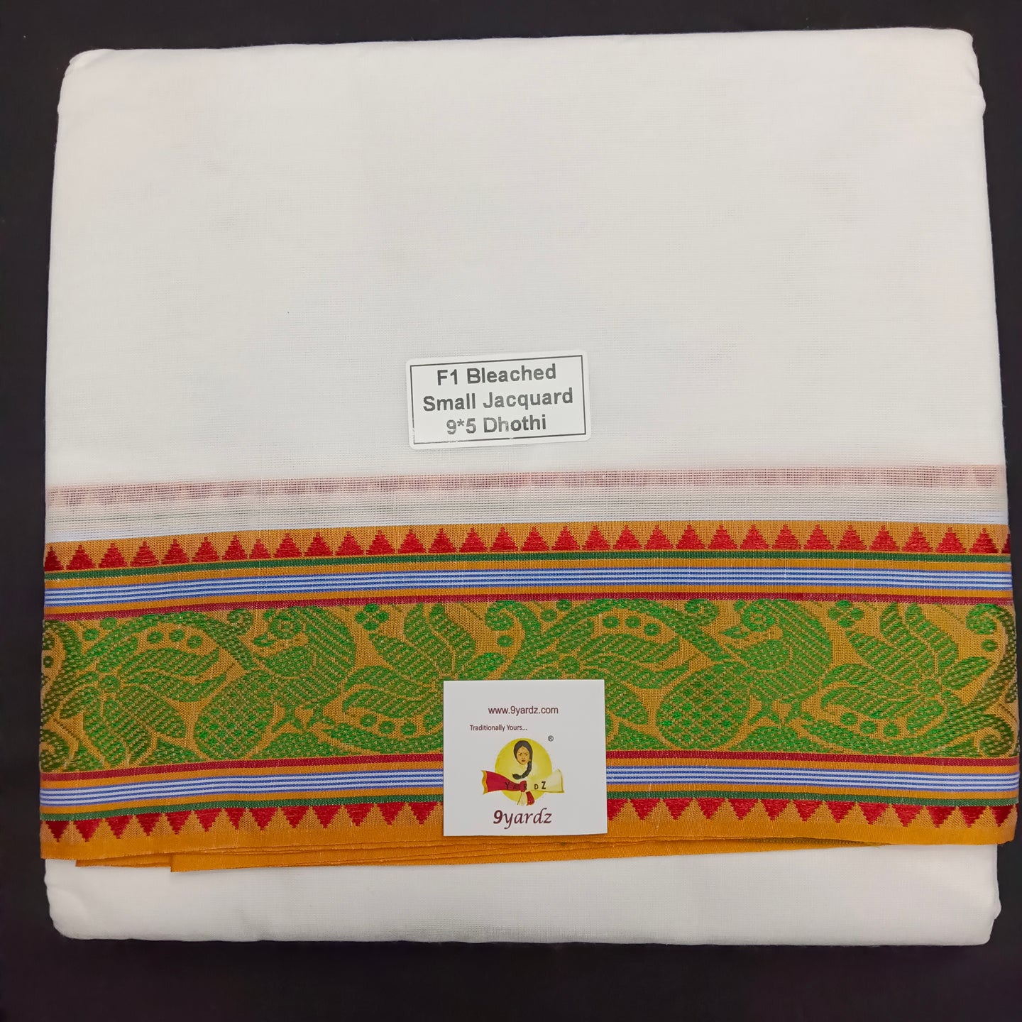 Cotton Dhothi Jacquard 9*5