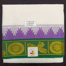 Load image into Gallery viewer, Cotton Dhothi Jacquard 9*5