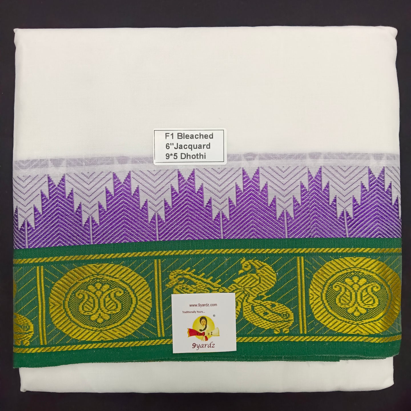 Cotton Dhothi Jacquard 9*5