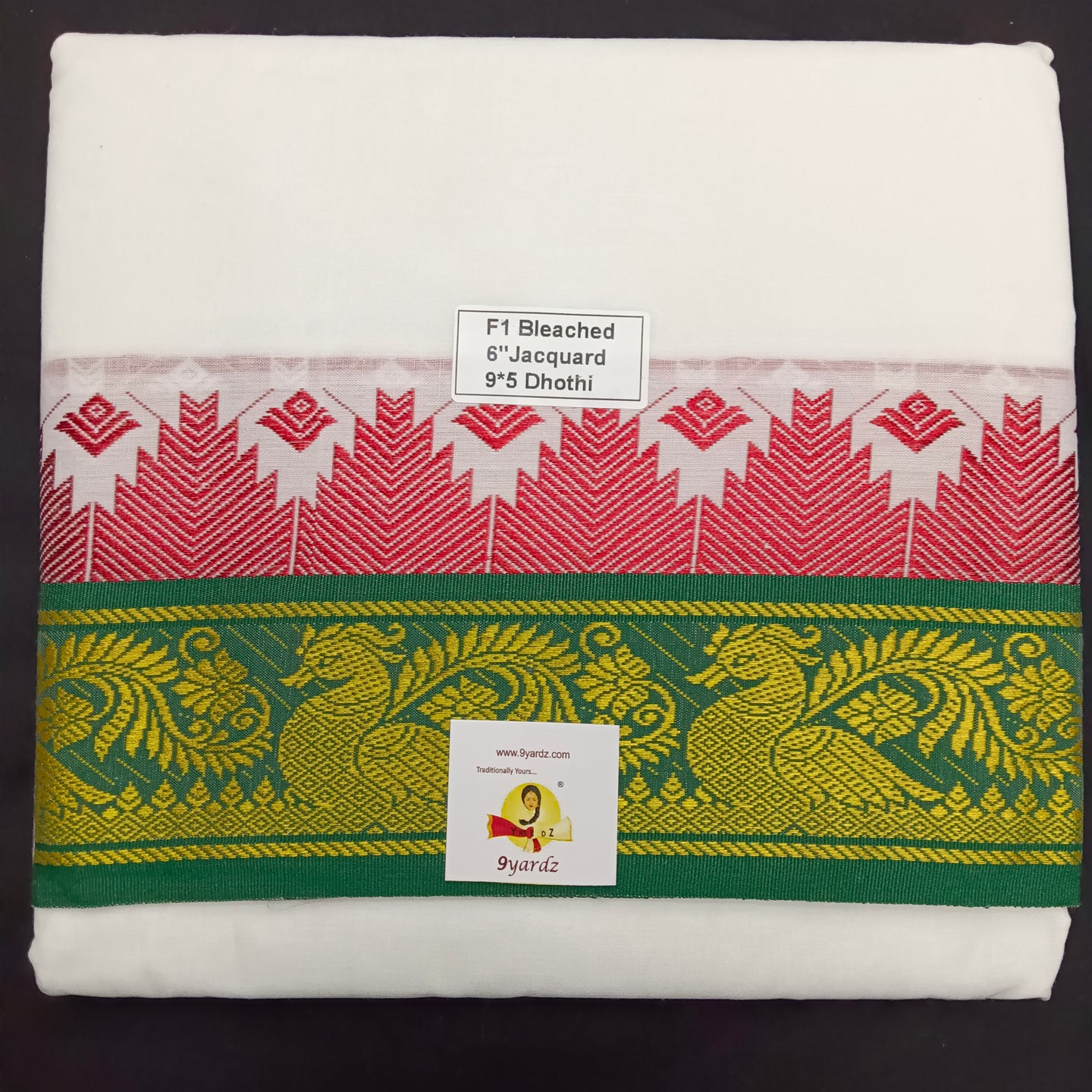 Cotton Dhothi Jacquard 9*5