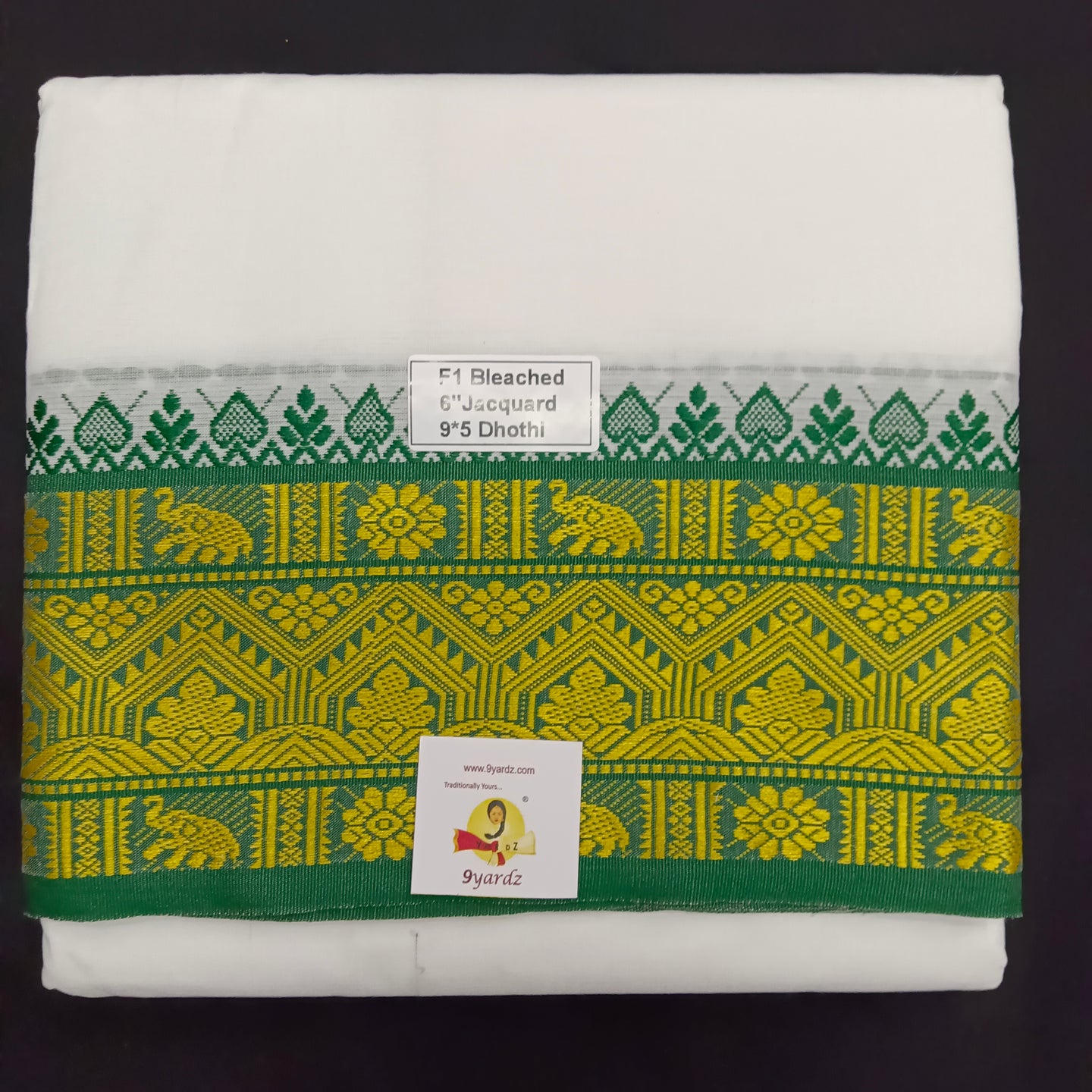 Cotton Dhothi Jacquard 9*5