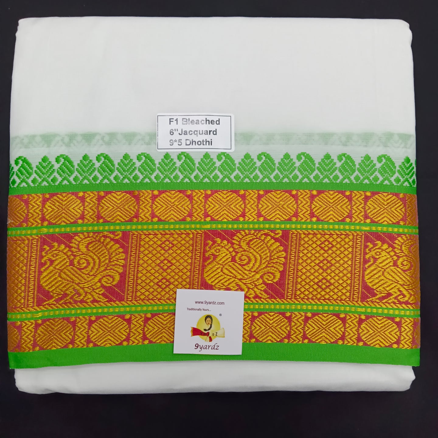 Cotton Dhothi Jacquard 9*5