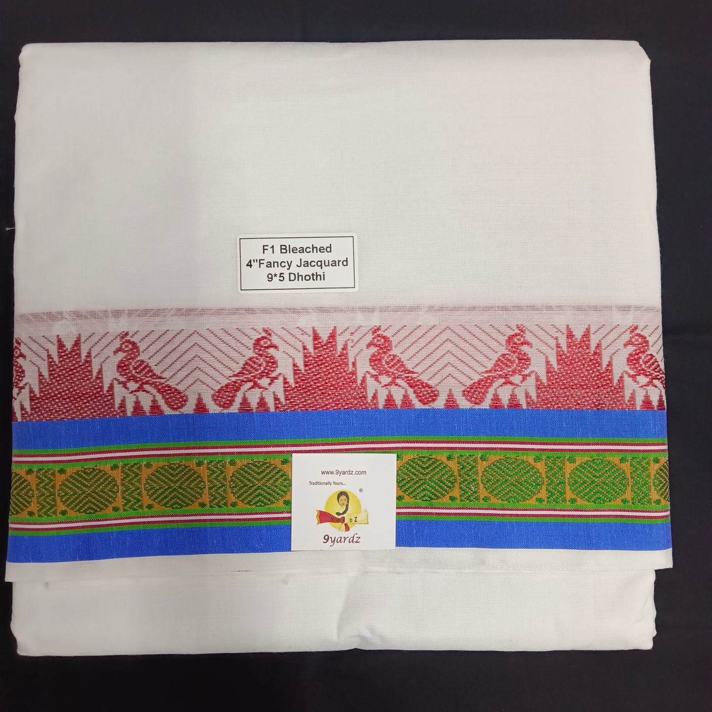 Cotton Dhothi Jacquard 9*5