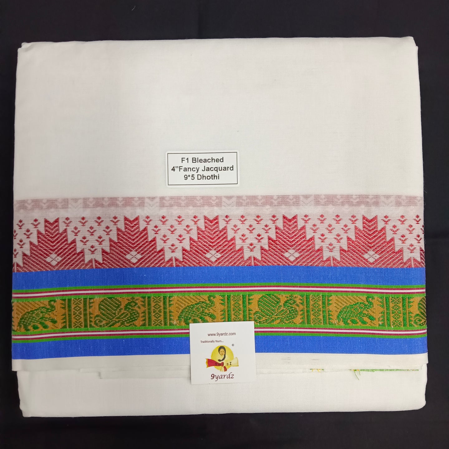 Cotton Dhothi Jacquard 9*5