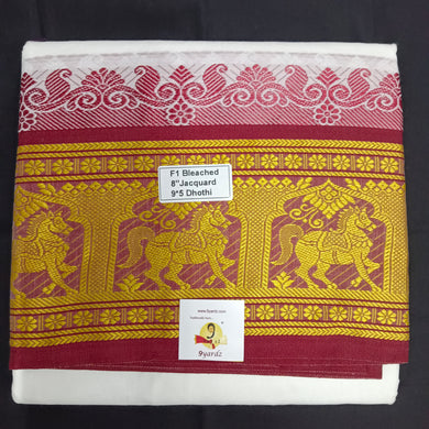 Cotton Dhothi Jacquard 9*5