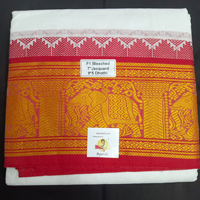 Cotton Dhothi Jacquard 9*5