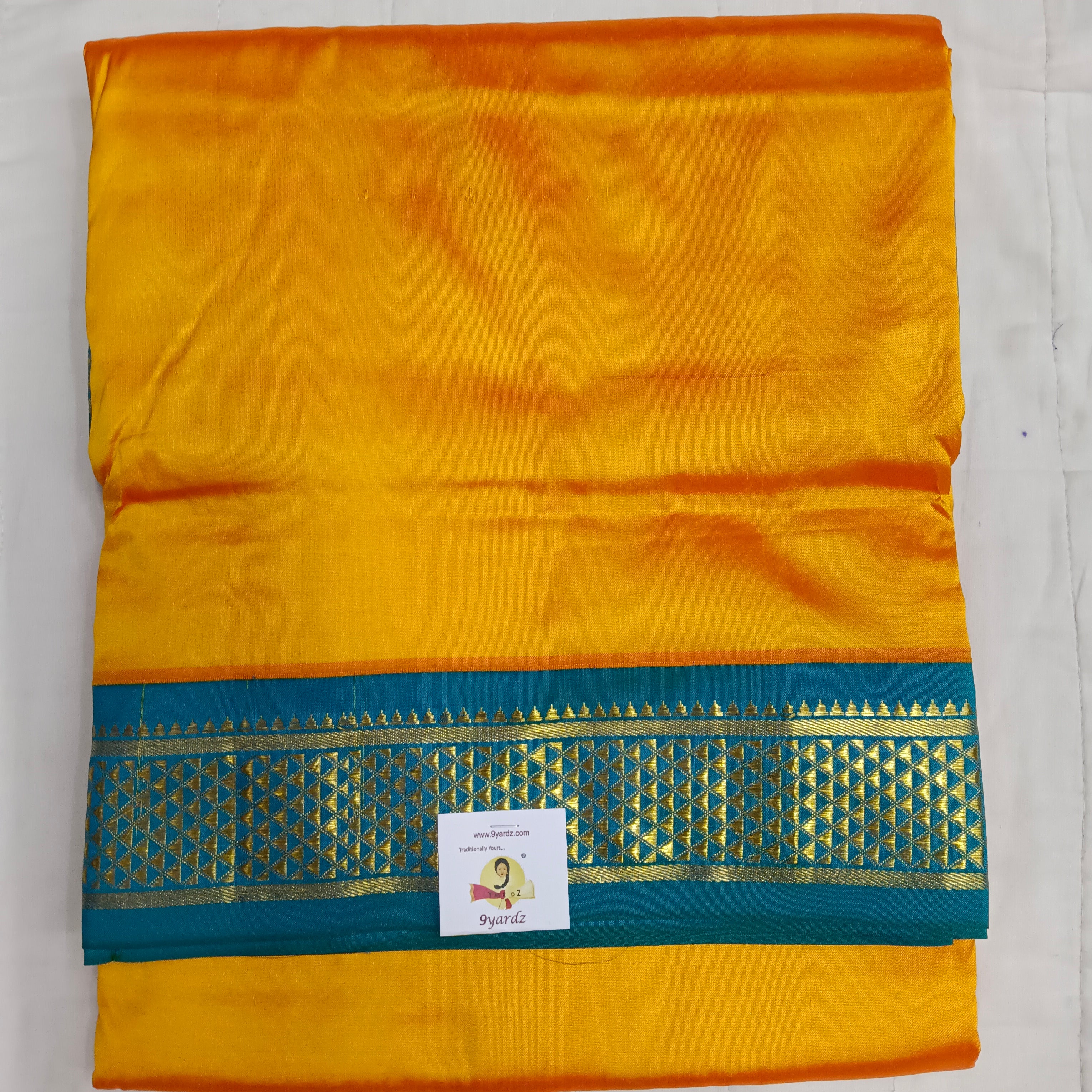 Pure silk 9.5yards
