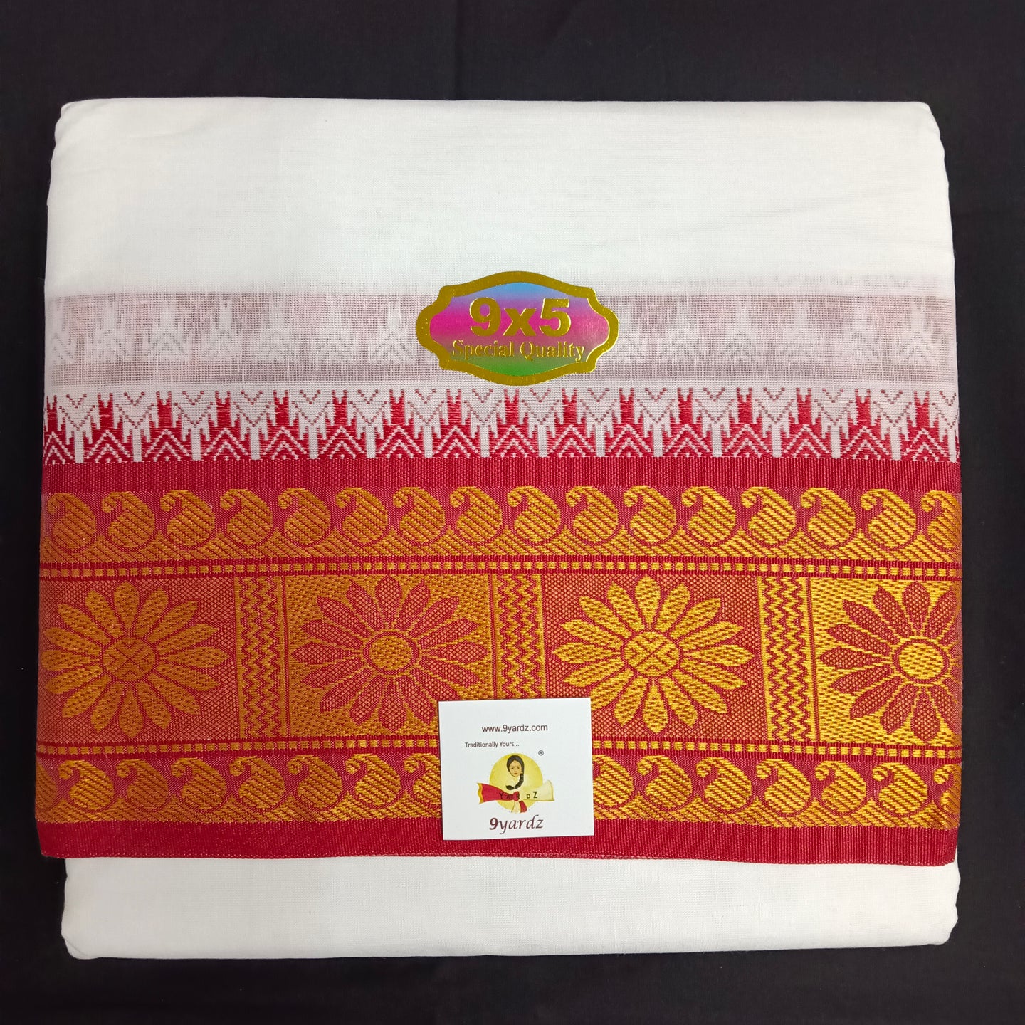 Cotton Dhothi Jacquard 9*5