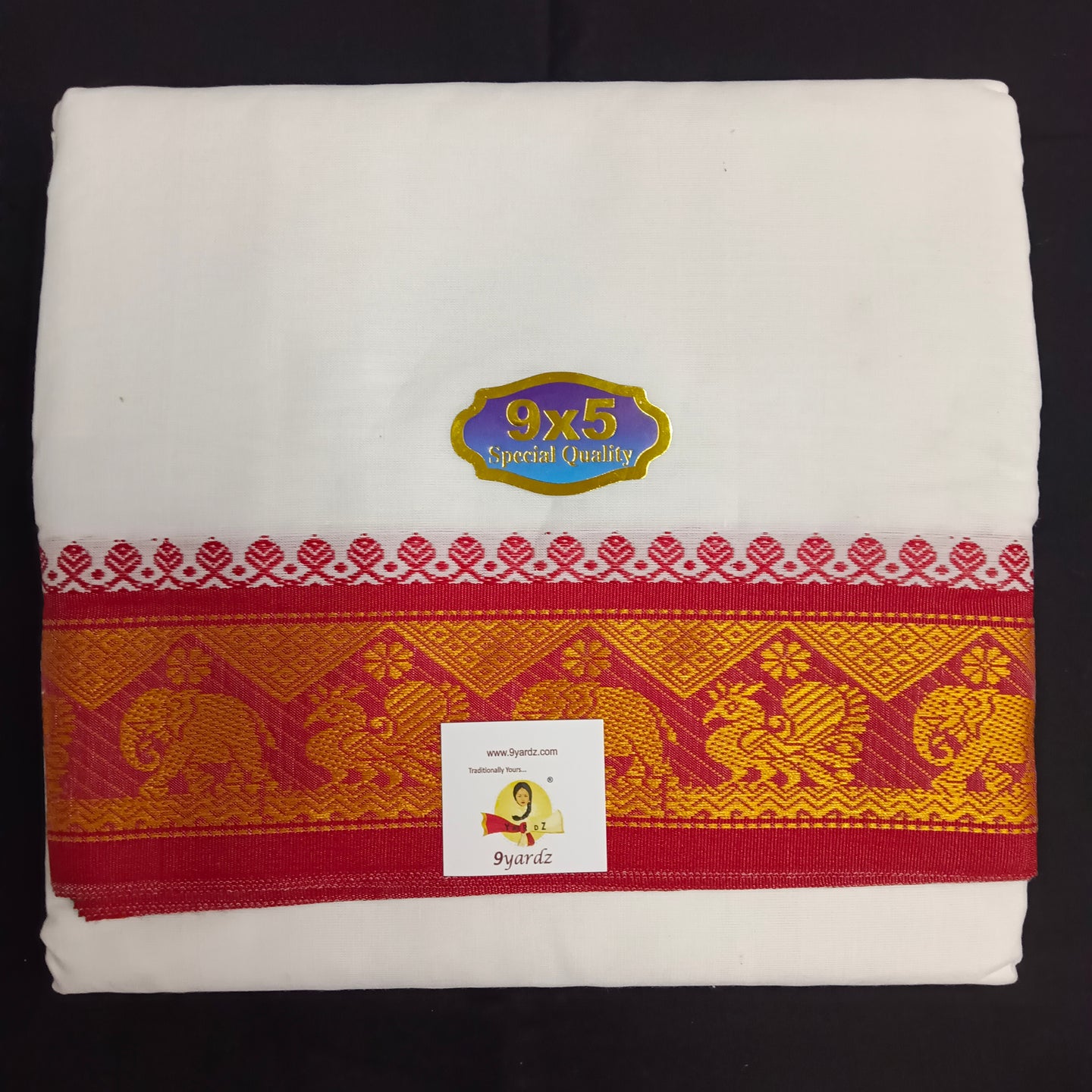 Cotton Dhothi Jacquard 9*5