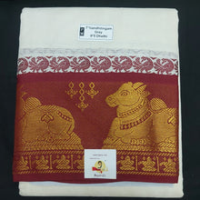 Load image into Gallery viewer, Cotton Dhothi 7&quot;Nandhilingam 9*5