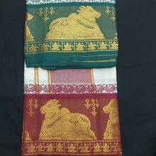 Load image into Gallery viewer, Cotton Dhothi 7&quot;Nandhilingam 9*5