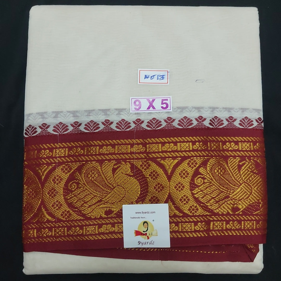 Cotton Dhothi  9*5