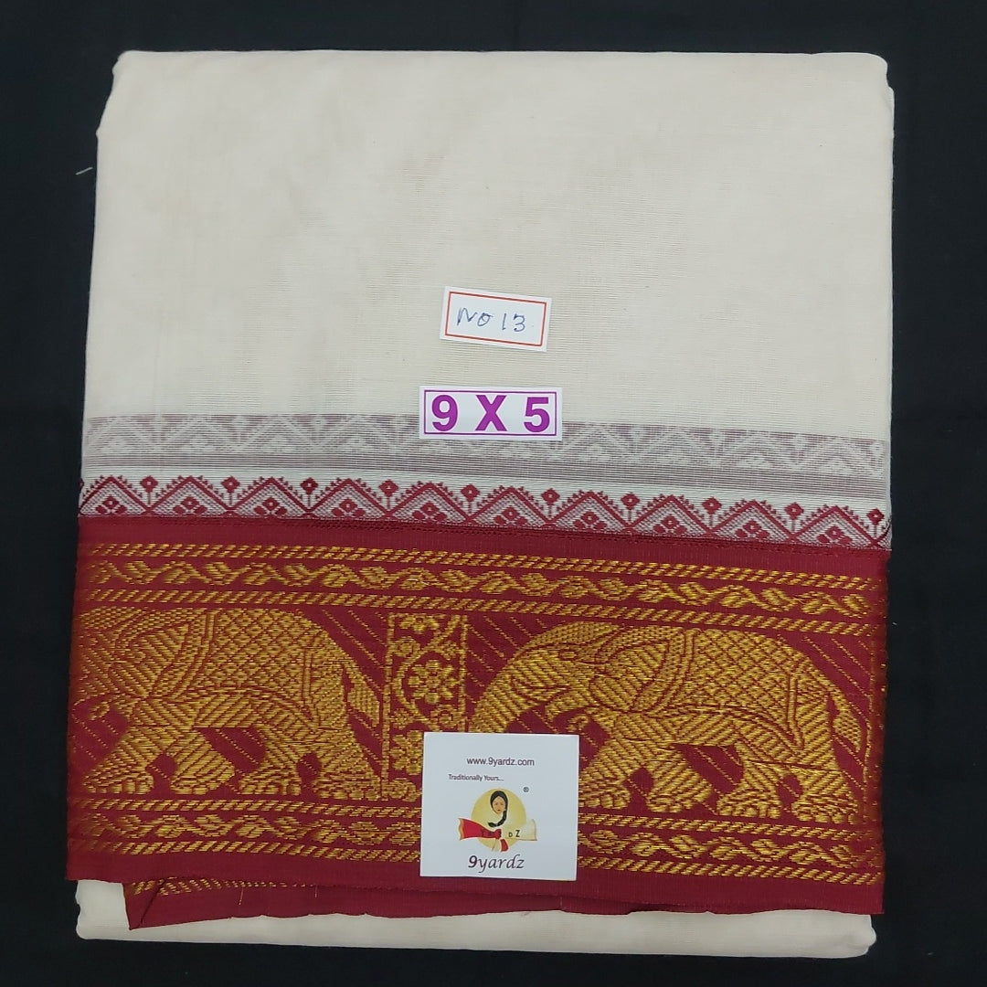 Cotton Dhothi  9*5